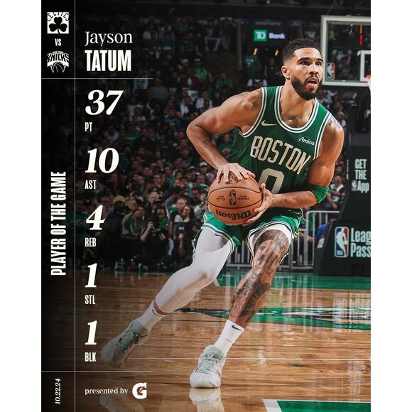 Boston Celtics v New York Knicks 10/22/24 Banner Night Lineup Roster Poster - Picture 5 of 16